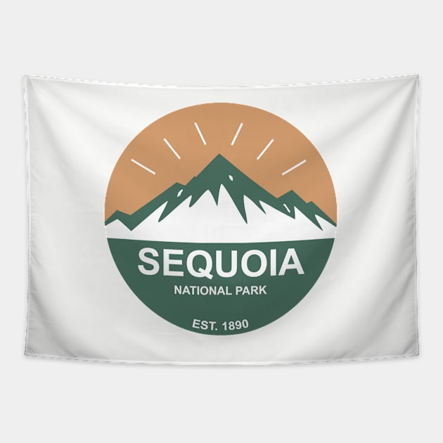 Sequoia National Park Tapestry by esskay1000