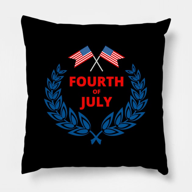 july 4th Pillow by Mdath