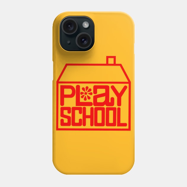 Play School ∆∆ 1970s Hauntology Tribute Phone Case by CultOfRomance