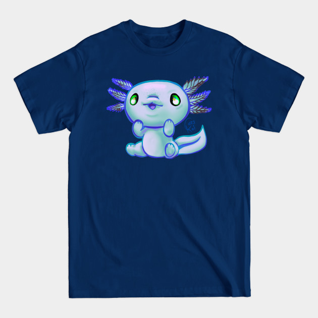 Cutie Axolotl Ocean themed - Axolotl - T-Shirt