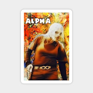 Alpha Comic Artwork Magnet