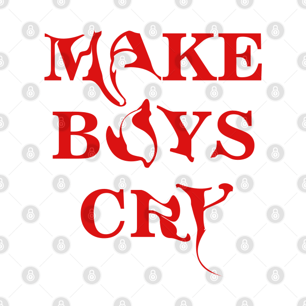 Red text make boys cry by Nyrrra