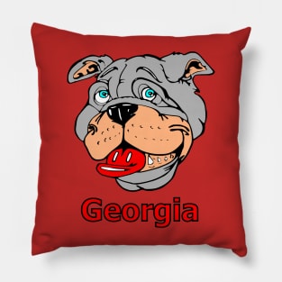 Bulldog Georgia Pillow