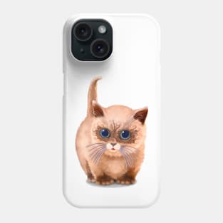 Siberian Cat /Neva Masquerade kitten Phone Case