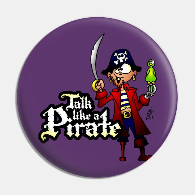 Talk like a Pirate Pin by Cardvibes