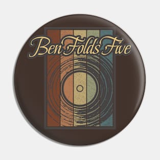 Ben Folds Five Vynil Silhouette Pin