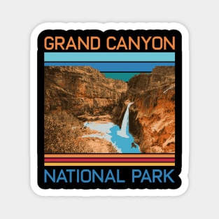 Vintage Grand Canyon Retro Arizona Mountains Havasu Falls Magnet