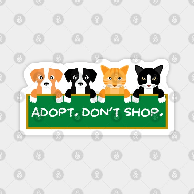Adopt Don't Shop Magnet by inotyler