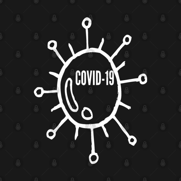 Covid-19 (White) by Obeyesse