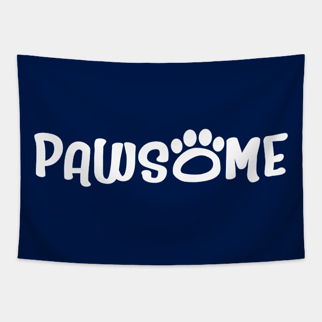 Pawsome! Tapestry by BoneheadGraphix