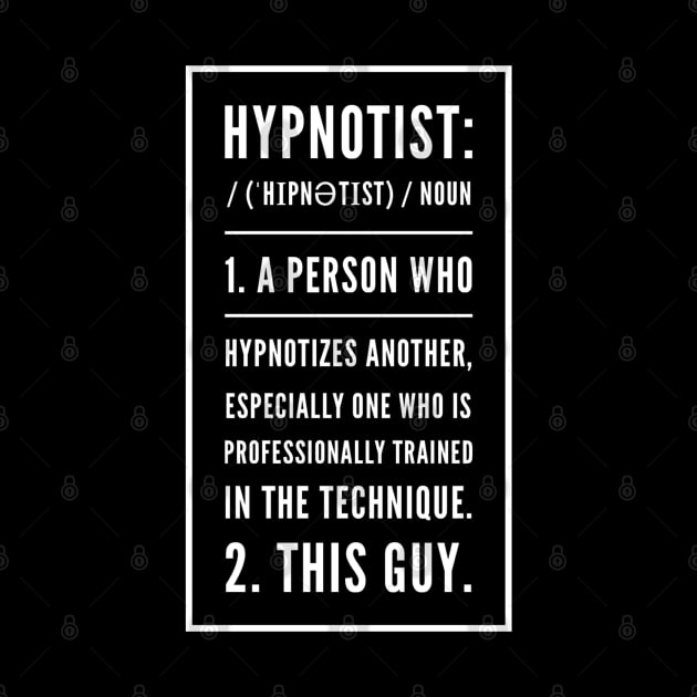 Funny Hypnotist Definition Text Quote by TOXiK TWINS