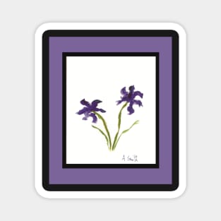 Purple Flowers! Magnet