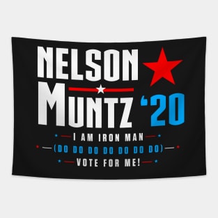 Vote Nelson Muntz 2020 Simpsons Election (White) Tapestry