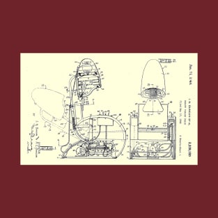 Hair Salon Chair Patent T-Shirt