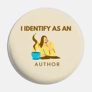I identify as an Author Pin