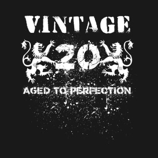 Vintage 20th Birthday T-Shirt