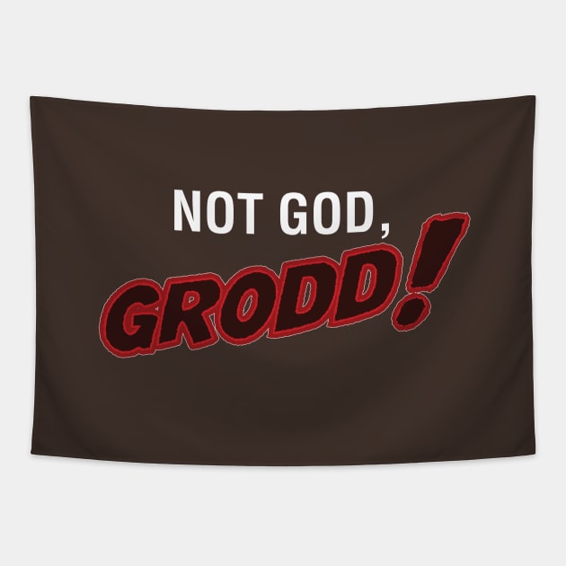 Not God, Grodd! Tapestry by Galeaettu