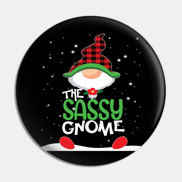 The sassy gnome Christmas family matching funny gift Pin by DODG99