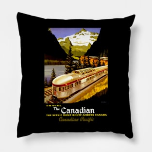 The Scenic Dome - Canadian Pacific - Vintage Travel Pillow