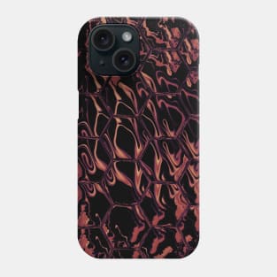 Flames Beehive Honeycomb Abstract Phone Case