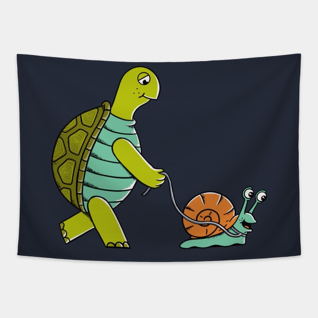 Funny Animals Tapestry by coffeeman