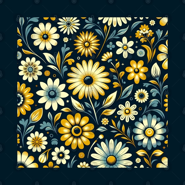 Yellow Flowers by Jenni Arts