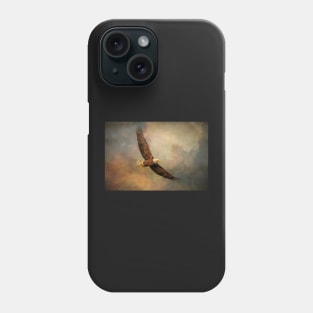 Bald Eagle In Boisterous Skies Phone Case