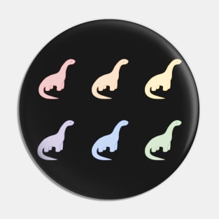 Pastel Dinosaur Sticker Pack Pin