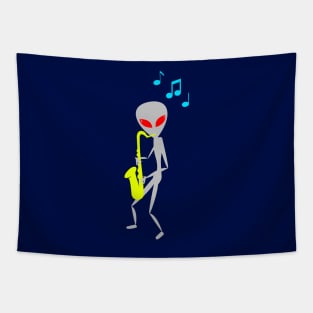 Jazz Alien Tapestry