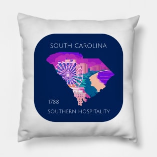 South Carolina 1788-Southern Hospitality Pillow