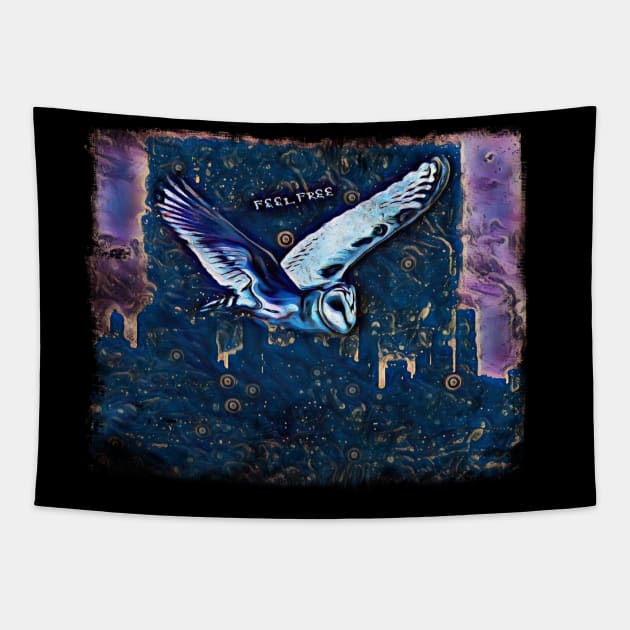night owl Tapestry by ElArrogante