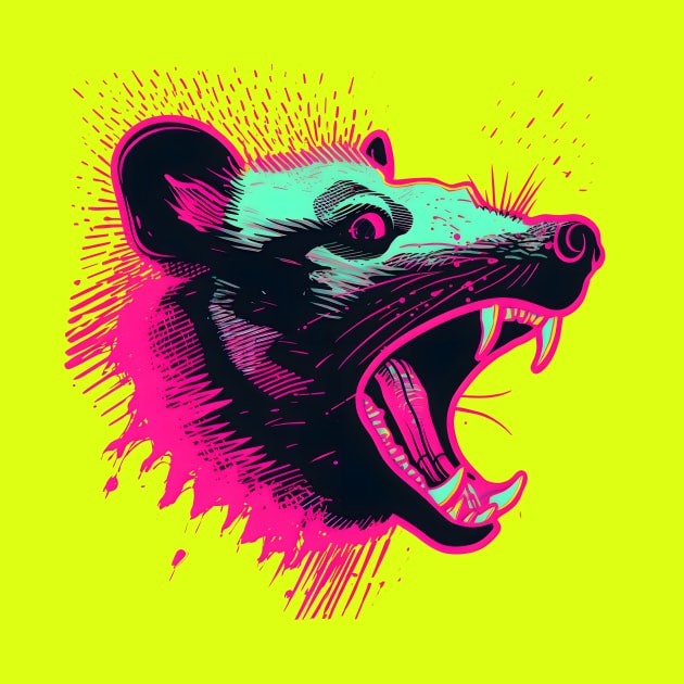 Screaming Opossum - wild by Screamfinity