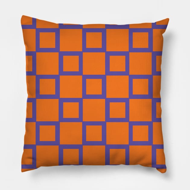 Square Blocks Seamless Pattern 010#001 Pillow by jeeneecraftz
