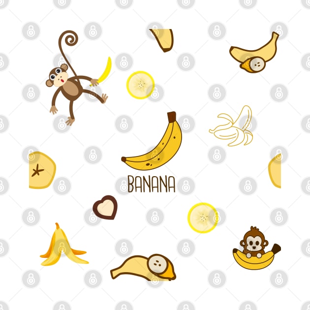 Banana Monkey by Jesscreative