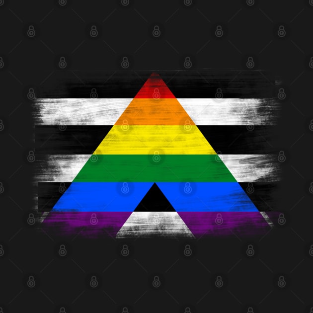 Straight Ally flag by Alyen