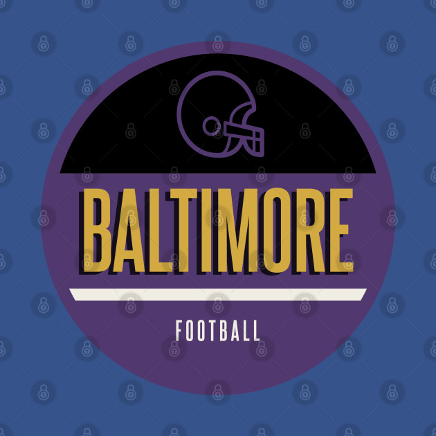 Disover Baltimore retro football - Baltimore Ravens - T-Shirt