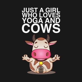 Cowgirl Yoga Yogi Girl Farm Lovers T-Shirt