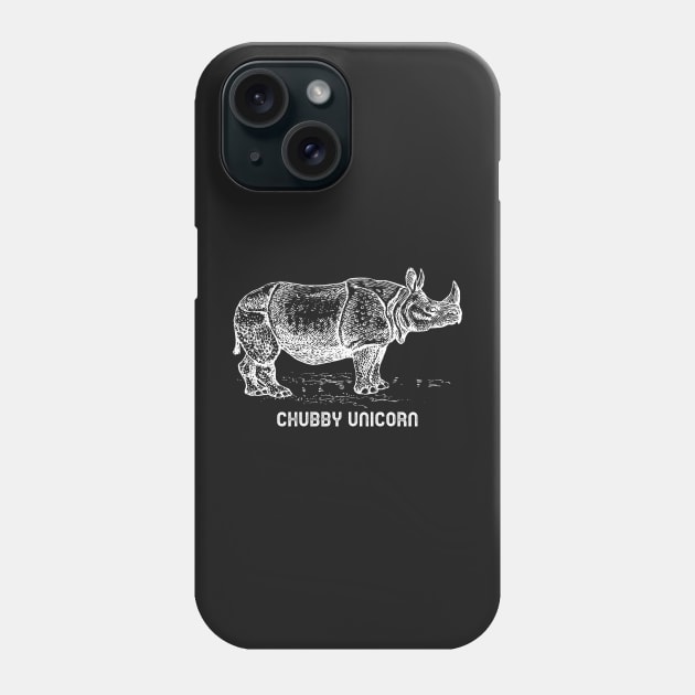 Chubby Unicorn Phone Case by mikepod