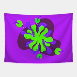 Flower tropical purple cute nature Tapestry