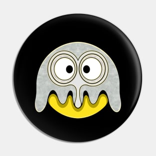 Cute Ghost Emoji artwork Pin