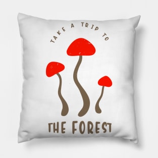 Mushrooms Forest Humor Sayings Mushroom Pickers Pillow