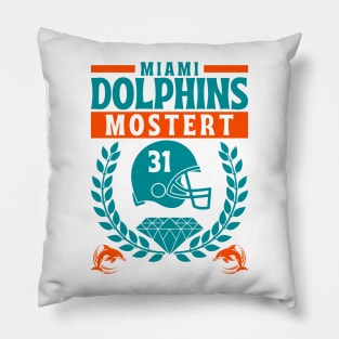 Miami Dolphins Mostert 31 Edition 2 Pillow