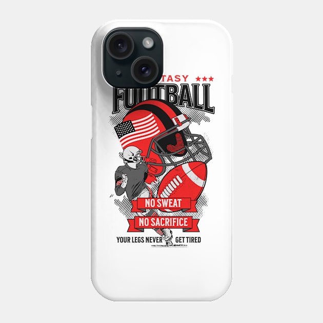 Fantasy Football Phone Case by Worldengine