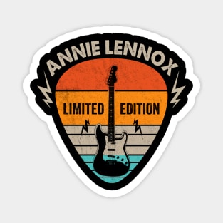 Vintage Annie Lennox Name Guitar Pick Limited Edition Birthday Magnet