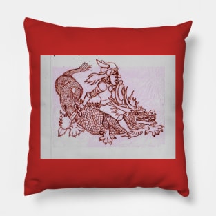 Dragon Warrior Pillow