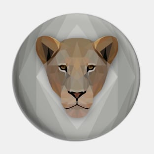 Lazy Lioness Pin