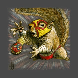 Luchador Squirrel: Go Nuts! (Park Wild) T-Shirt