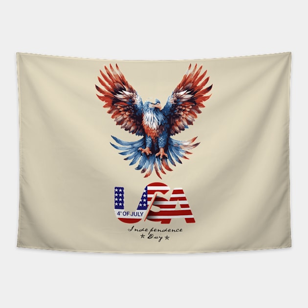 Eagle USA INdependence Tapestry by Mako Design 