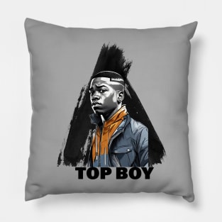 Top Boy - Netflix show Fan Art Pillow