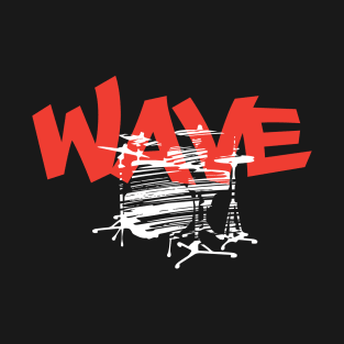 Wave - Creative Drums Concept T-Shirt